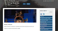 Desktop Screenshot of bazaarproductions.org